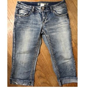 Hydraulic Denim Capris Size 13 / 14